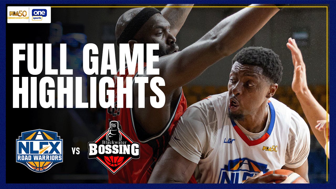 NLEX nips Blackwater, off to winning start in PBA Commissioner’s Cup | Highlights